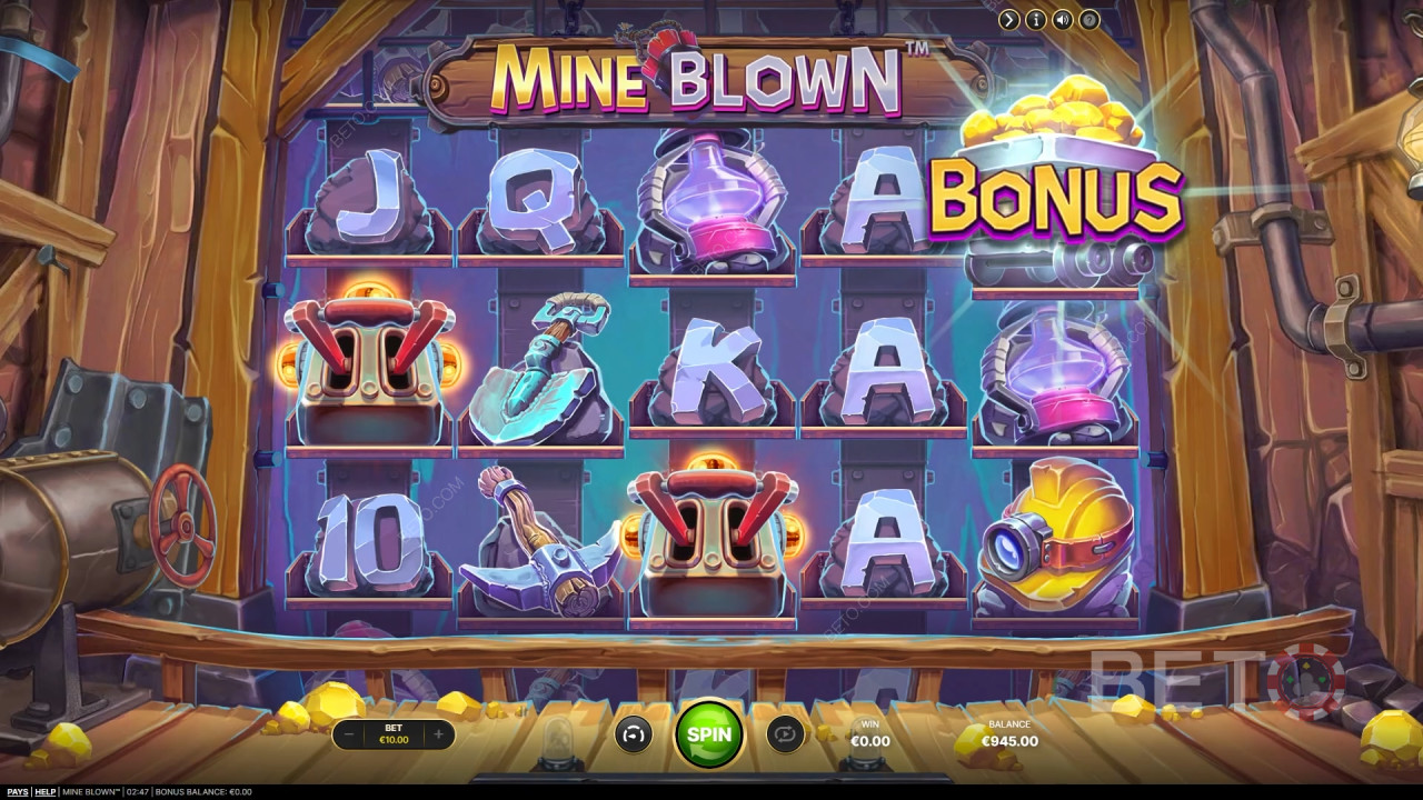 BETO Slots tarafından yapılan Mine Blown incelemesi