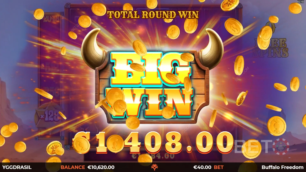 BETO Slots tarafından Buffalo Freedom İncelemesi
