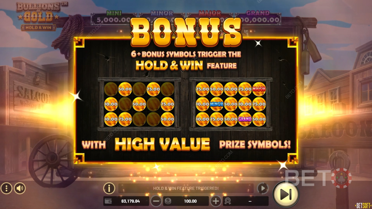 Bonus Özellikler Bullions of Gold