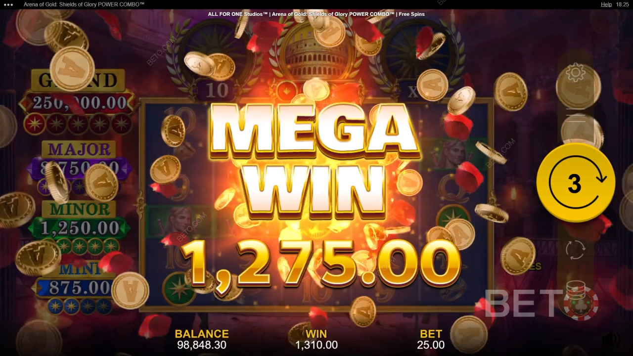 Altın Arenası: BETO Slots tarafından Shields of Glory Power Combo İncelemesi