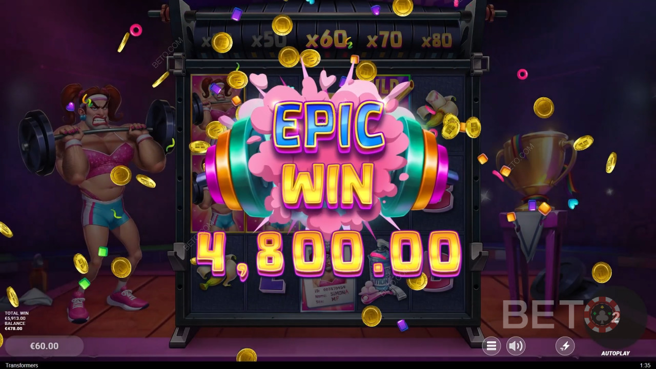 Transformers Slot Makinesinde bahsinizin 5.050 katını kazanın!