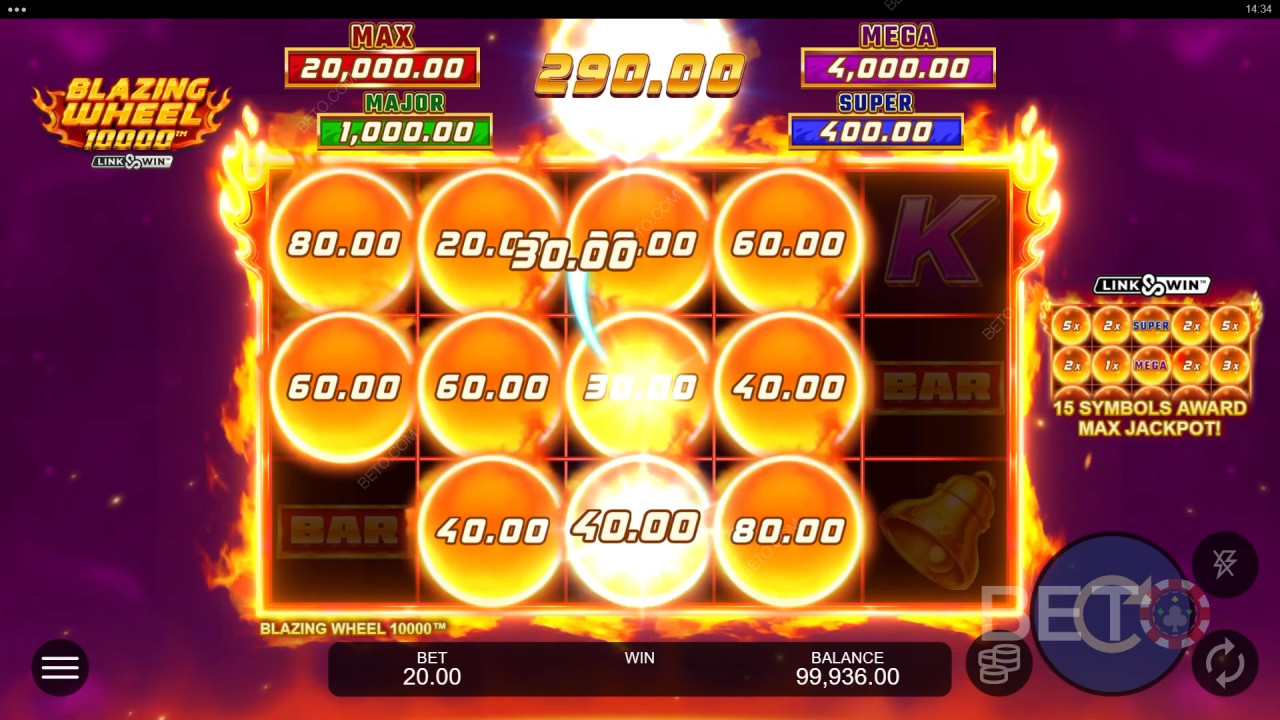 BETO Slots tarafından Blazing Wheel 10000 İncelemesi