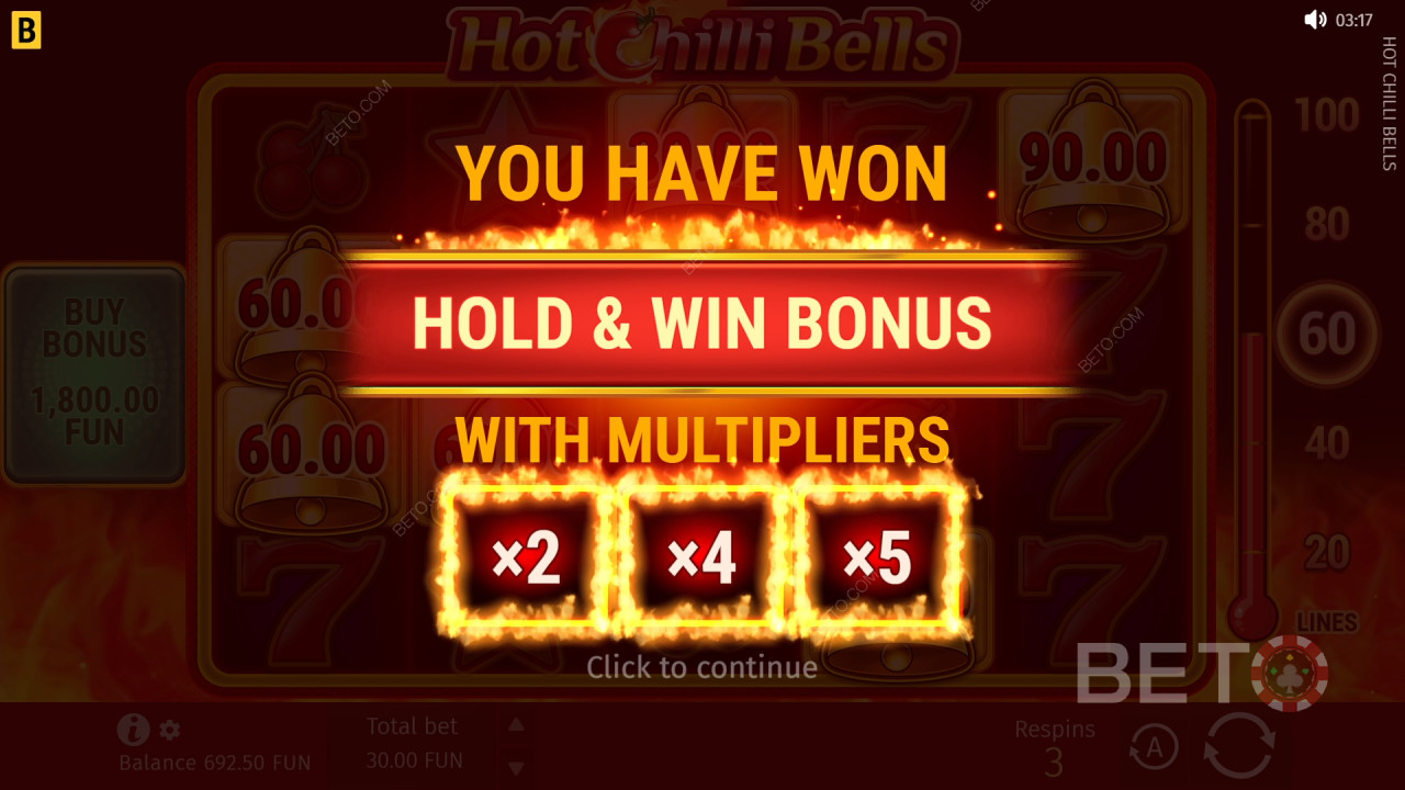 BGaming tarafından Hot Chilli Bells