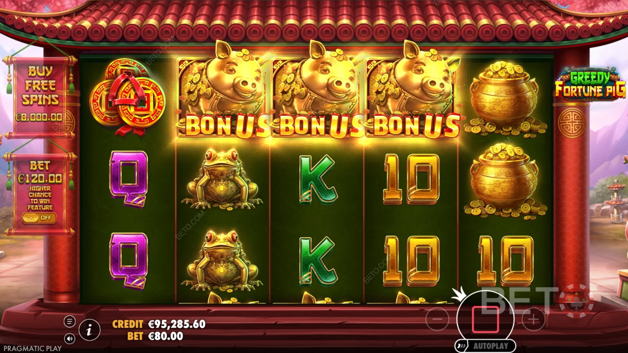 BETO Slots tarafından Greedy Fortune Pig İncelemesi