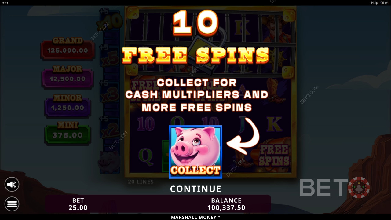 Marshall Money Slotunda bahsinizin 15,472 katını kazanın!