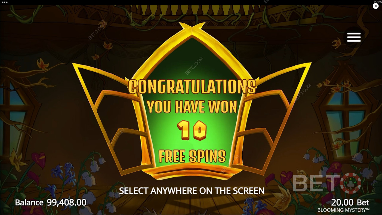 Blooming Mystery Online Slot oyununda bahsinizin 12.500 katını kazanın!