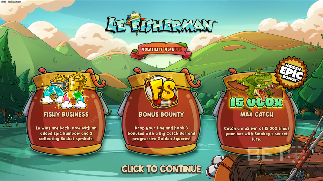 Le Fisherman Online Slot oyununda bahsinizin 15.000 katını kazanın!