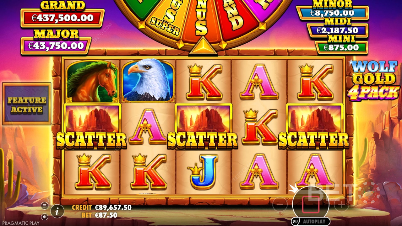 Wolf Gold BETO Slots’tan 4’lü Paket İncelemesi