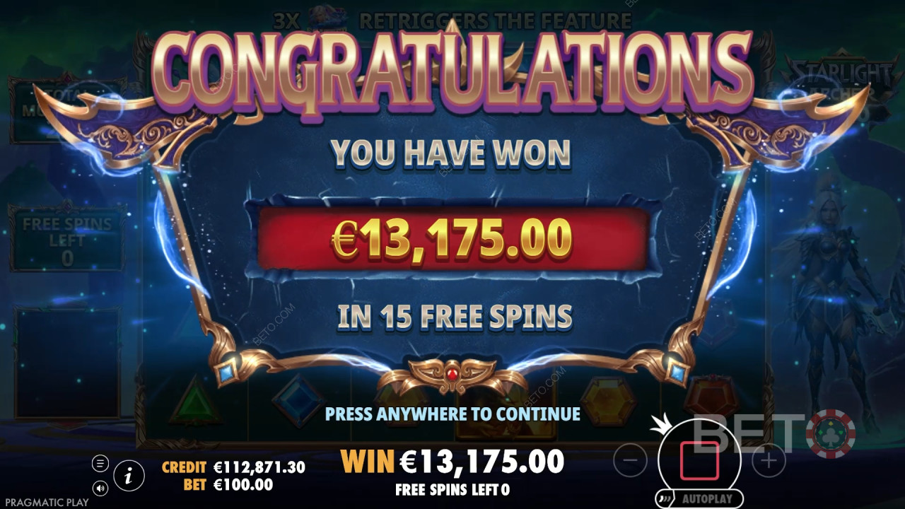 Starlight Archer 1000 çevrimiçi slotunda bahis tutarınızın 15.000 katını kazanın!