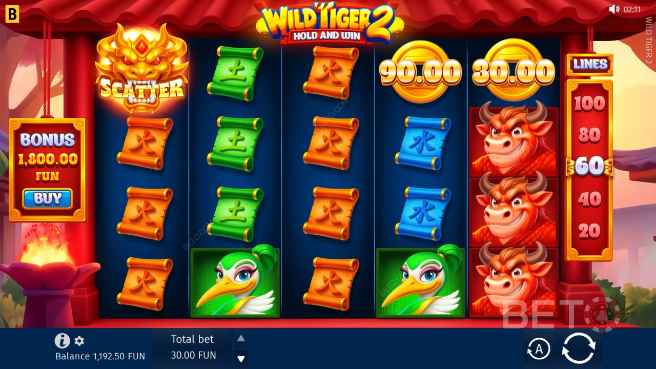 BGaming’in Wild Tiger 2 Oyunundaki Bonus Özellikleri Hakkında Açıklama