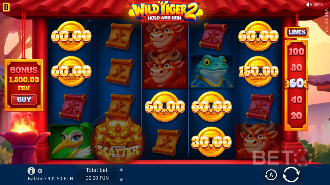 BETO Slots’tan Wild Tiger 2 İncelemesi