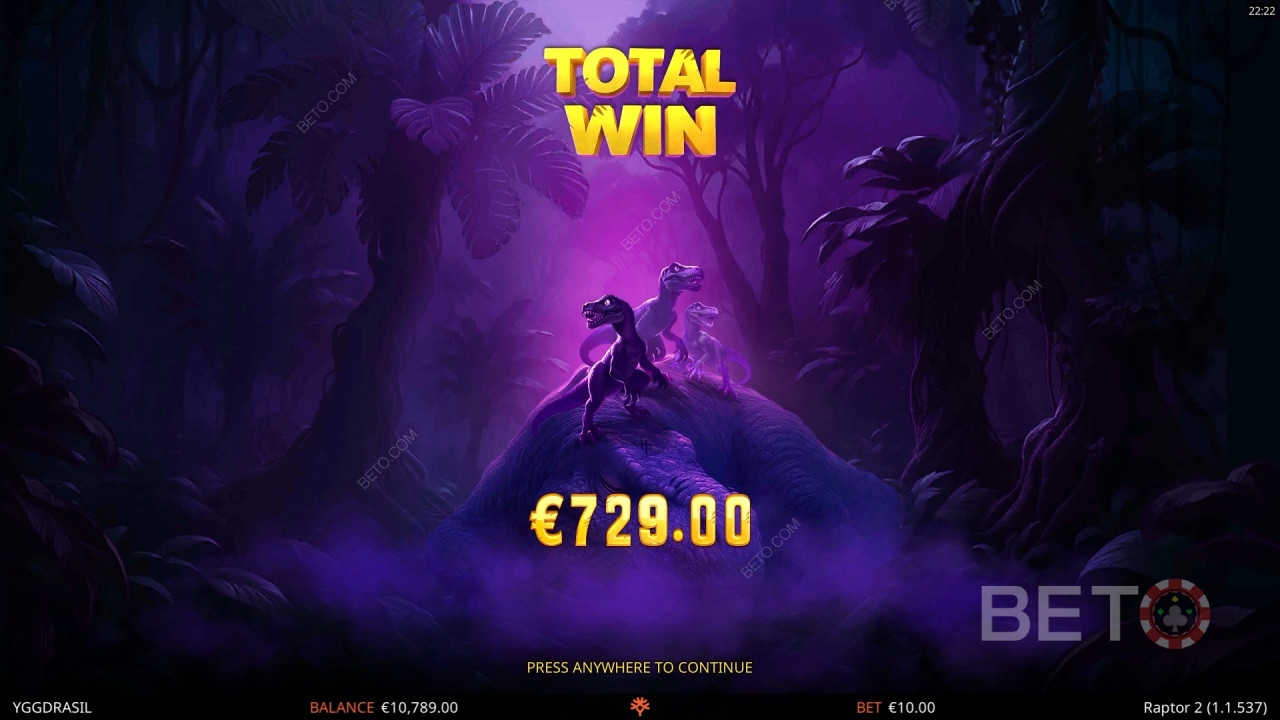 Raptor 2’de Açıklanan Bonus Özellikler, yazan Yggdrasil