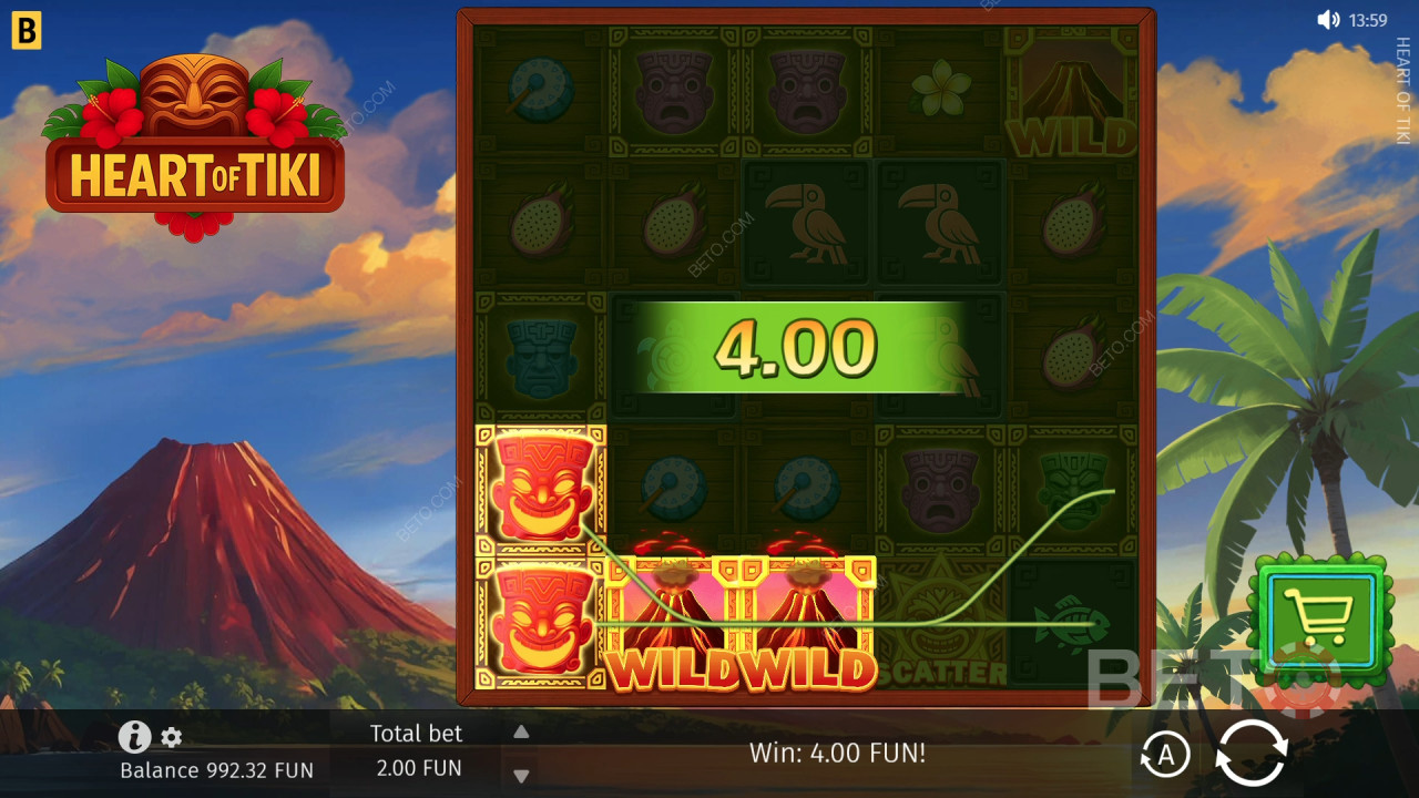 BETO Slots’tan “Heart of Tiki” İncelemesi
