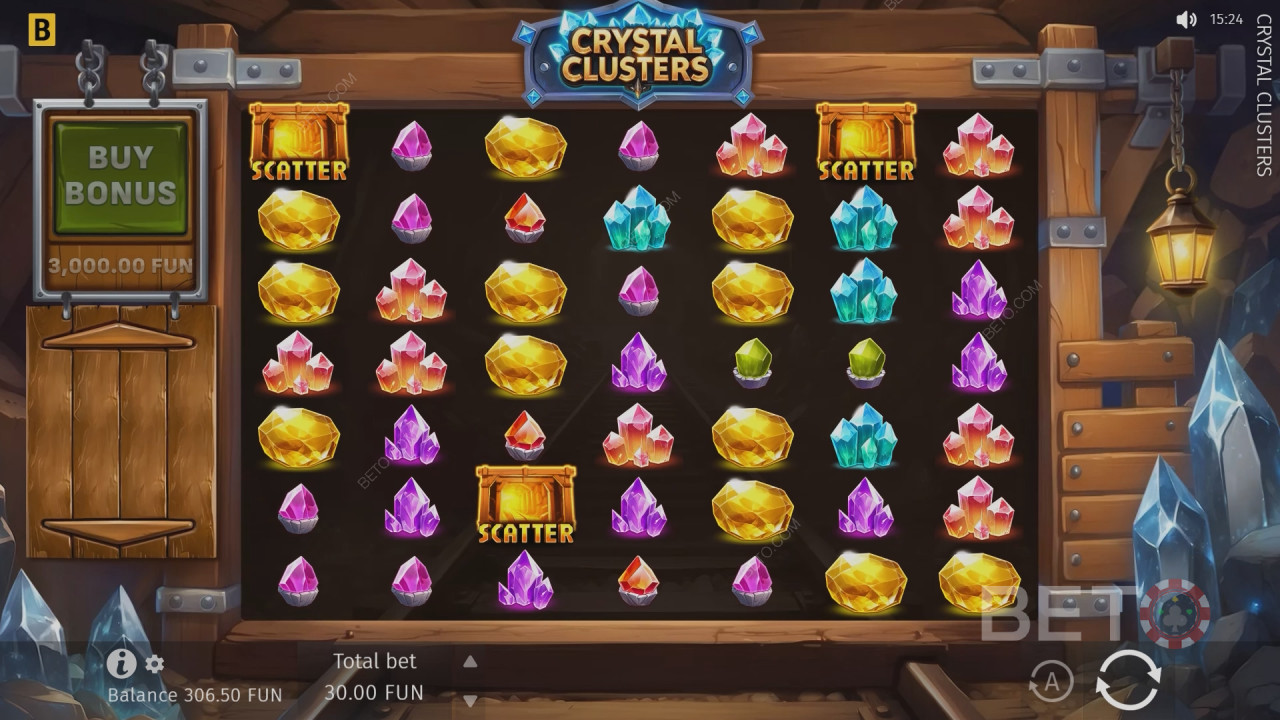 BETO Slots’tan Crystal Clusters İncelemesi
