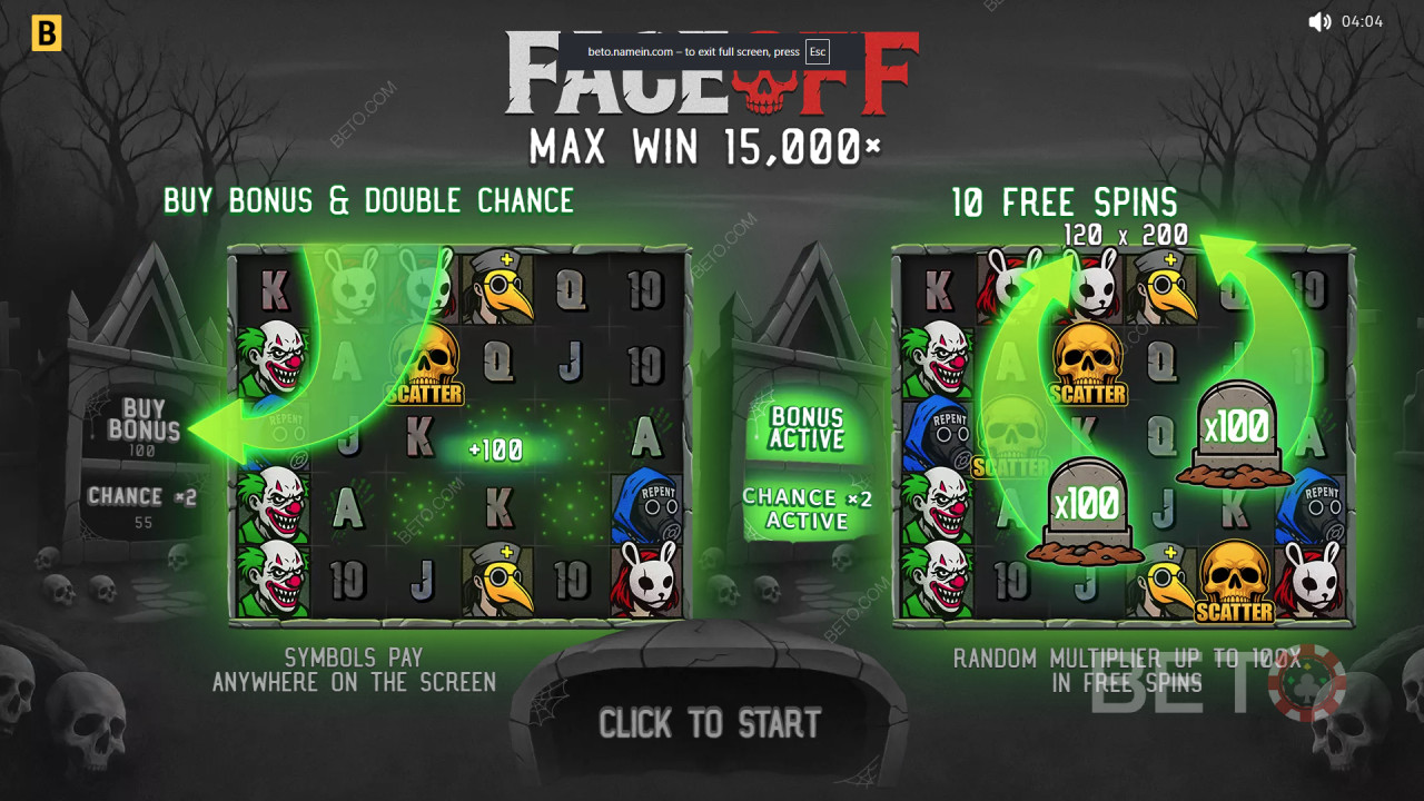 BGaming’in Face Off Oyununda Bonus Özelliklerin Açıklaması