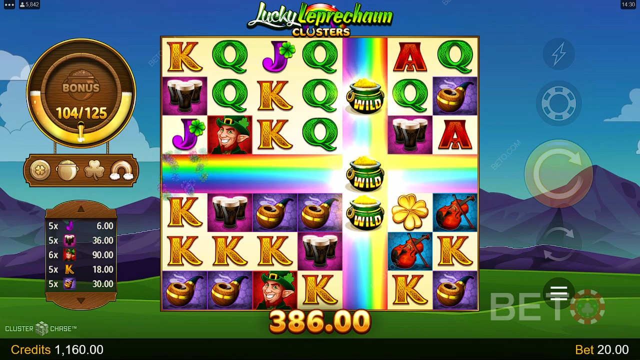 Lucky Leprechaun Clusters Ücretsiz Oyna