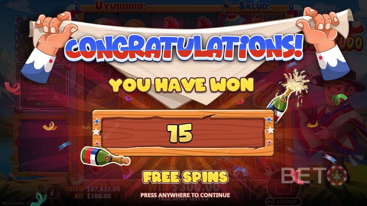 El Huaso Suertudo’da Açıklanan Bonus Özellikler, yazan Pragmatic Play