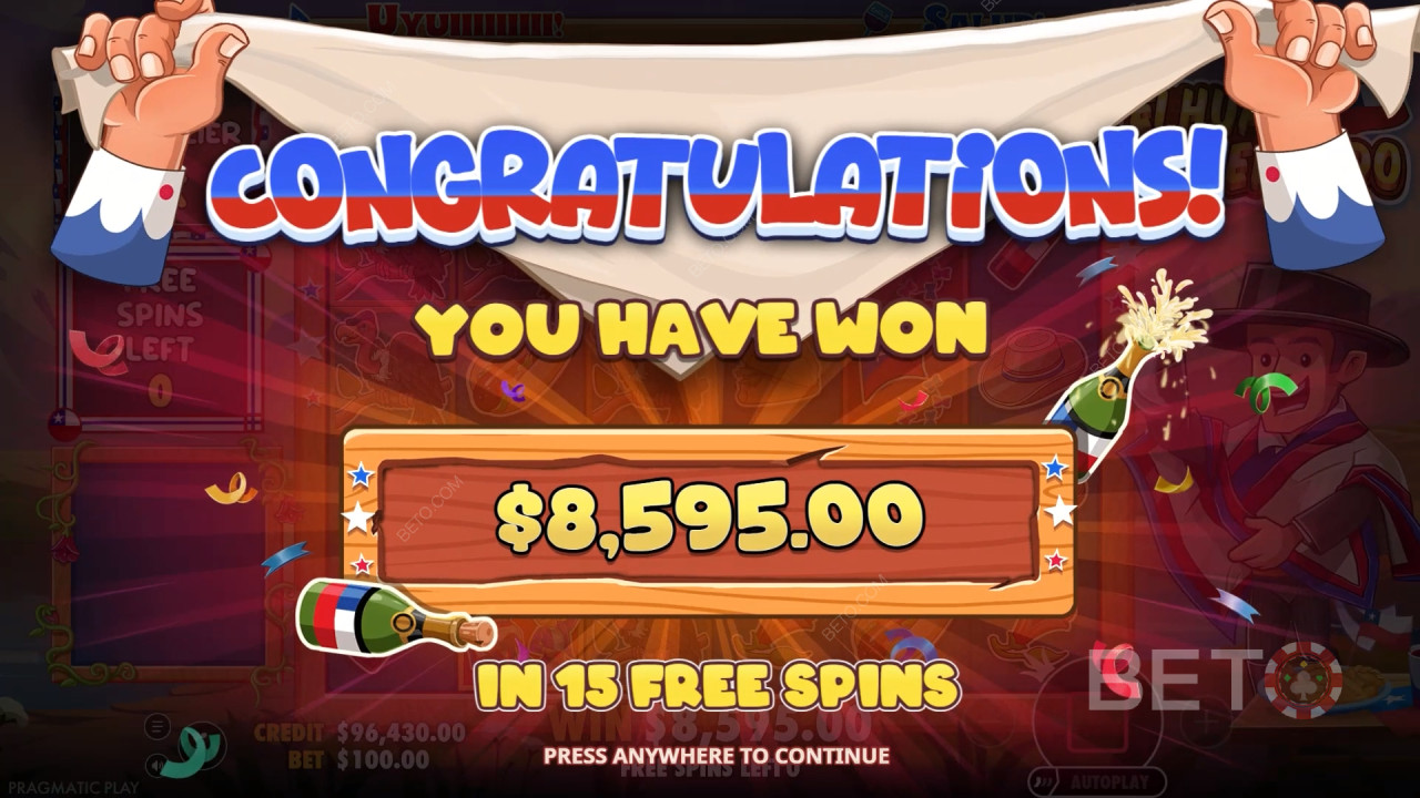 El Huaso Suertudo Online Slot oyununda bahsinizin 5.000 katını kazanın!
