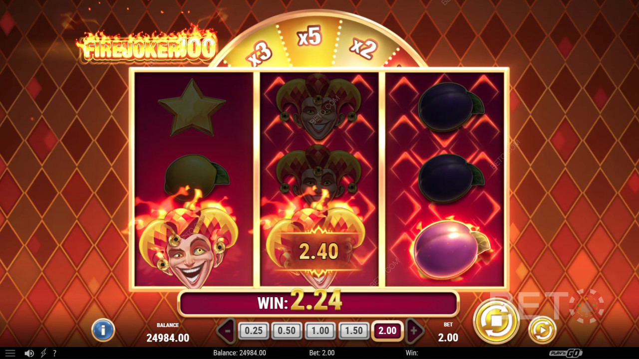 Fire Joker 100 slotunda bahis tutarınızın 5.000 katını kazanın!