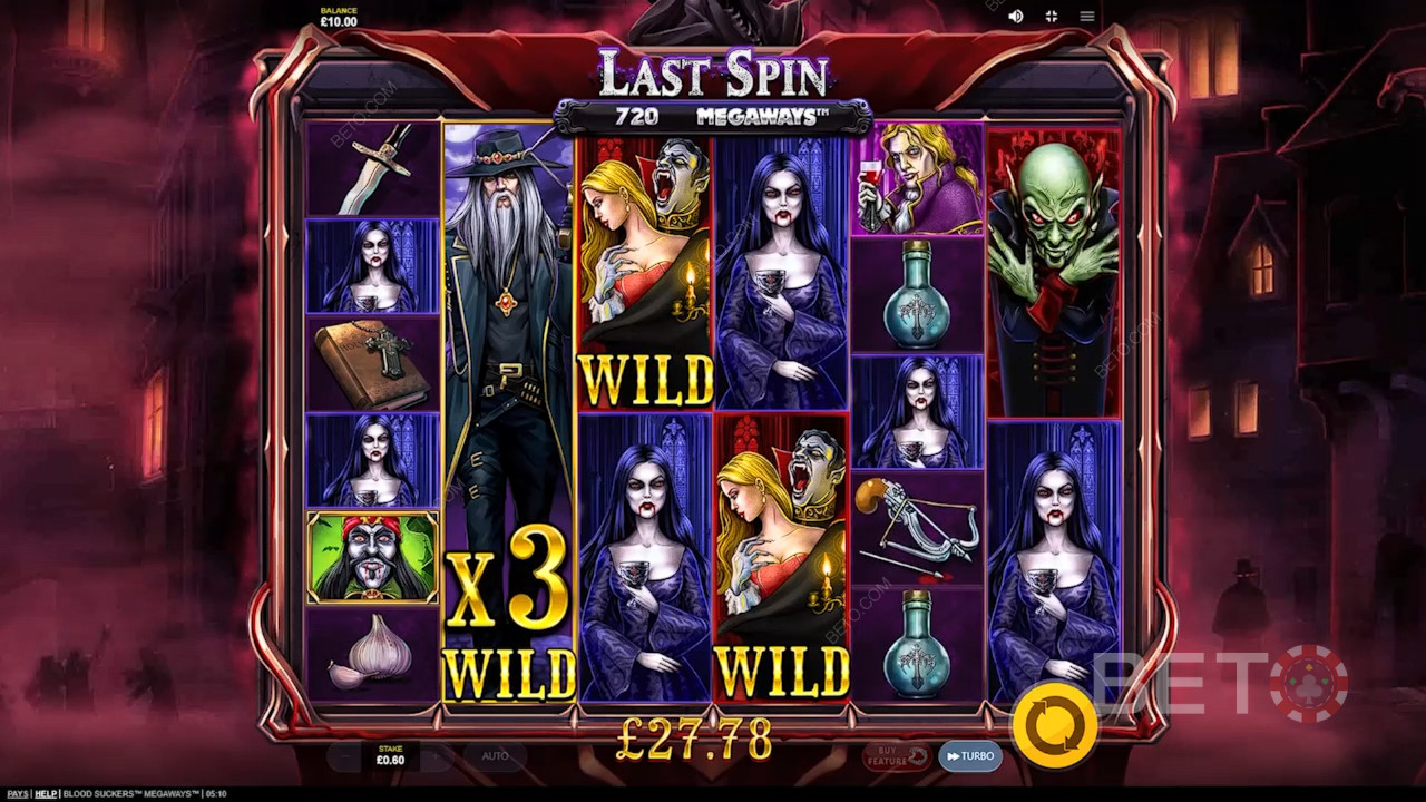 BETO Slots tarafından Blood Suckers Megaways İncelemesi