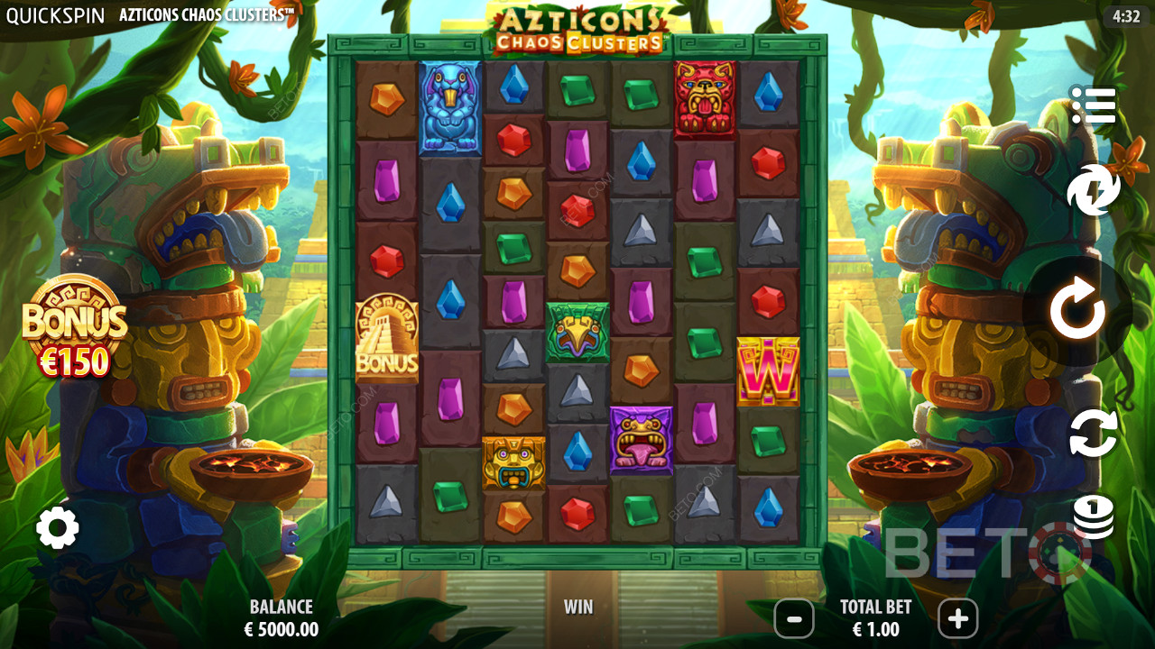 BETO Slots tarafından Azticons Chaos Clusters İncelemesi