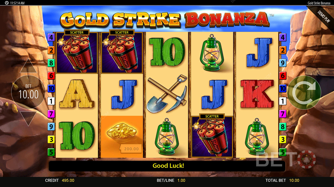 BETO Slots tarafından Gold Strike Bonanza Fortune Play İncelemesi